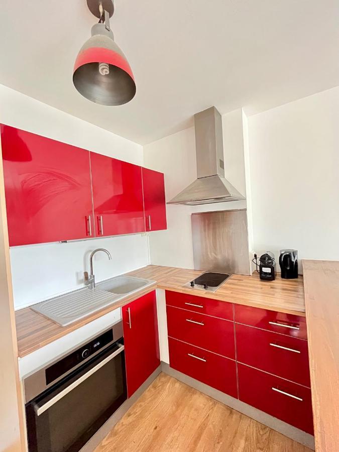 Ponsardin- Appartement Avec Balcon Et Parking แร็งส์ ภายนอก รูปภาพ